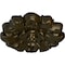 Ekena Millwork Emery Leaf Ceiling Medallion, Hand-Painted Green Gold, 7 5/8"OD x 1"P CM07EMGGS - alternate 4